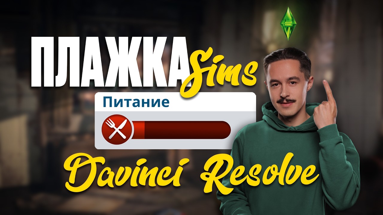 Делаем Sims потребности в Davinci Resolve