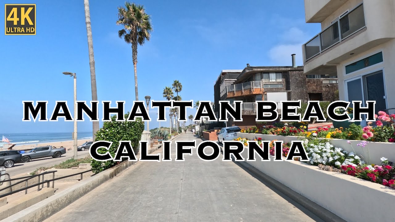Manhattan Beach, California | 4K | 45 Minute POV Virtual Treadmill Run Vlog