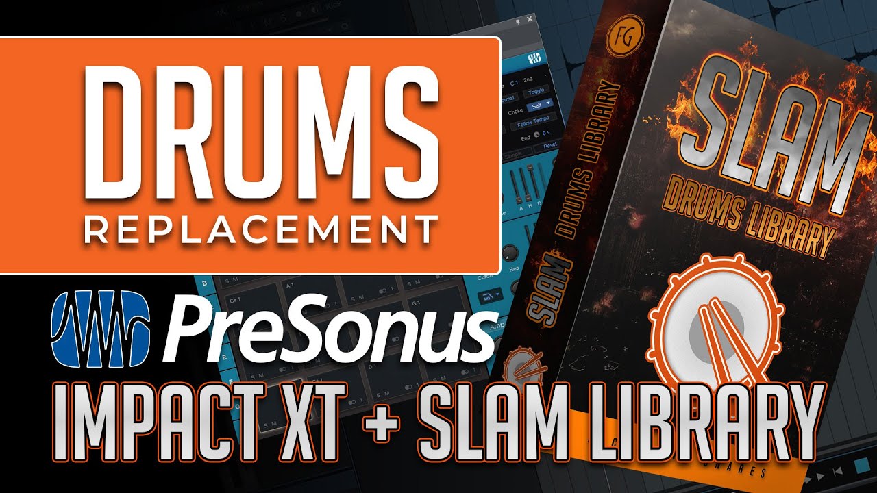 Drums Replacement usando Studio One 4.6 y SLAM DRUMS LIBRARY 🥁