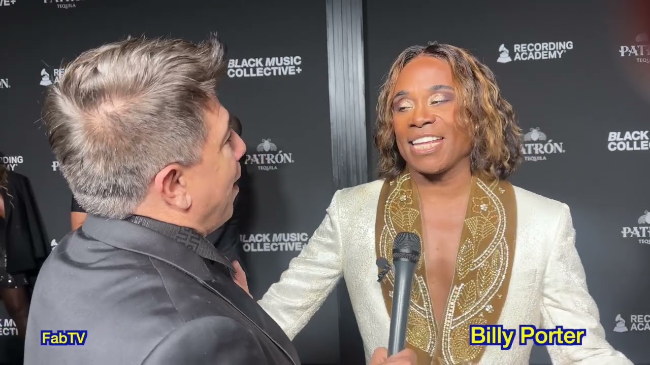 Billy Porter doesn’t always wear hats he loves wigs too! 