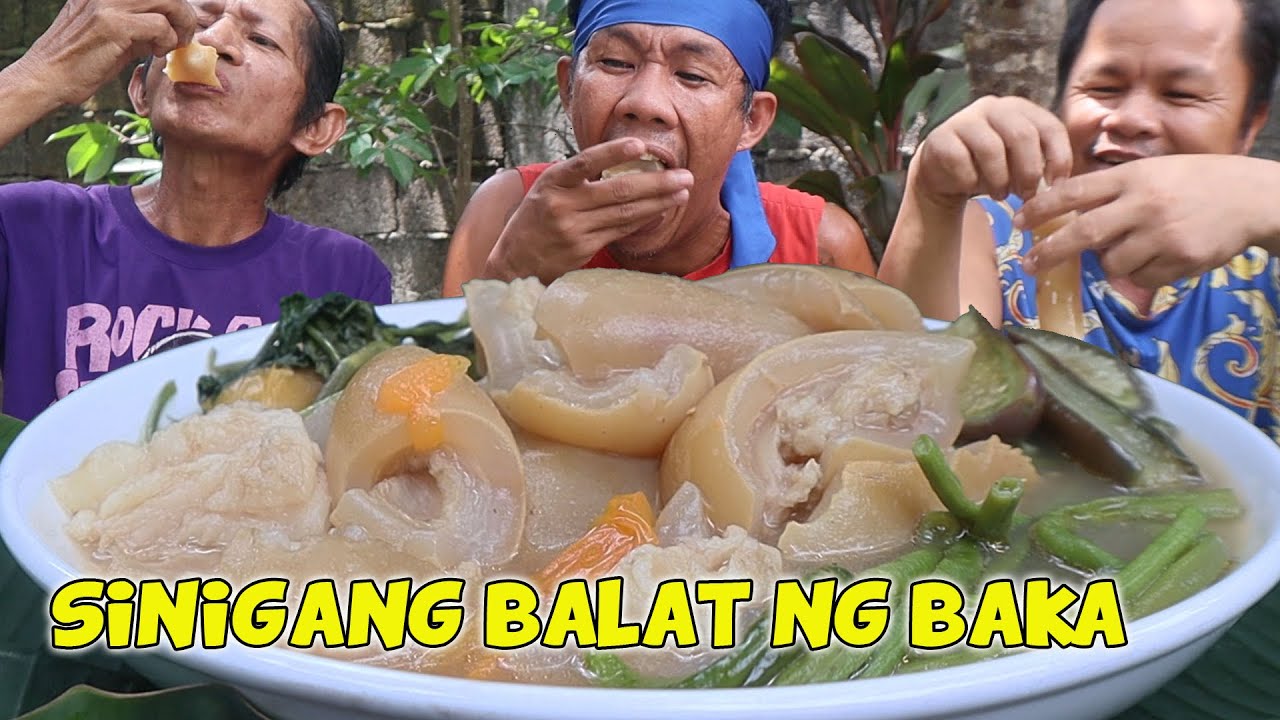SINIGANG BALAT NG BAKA