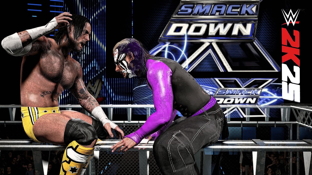 WWE 2K25-Showcase Mode-CM Punk vs. Jeff Hardy | How CM Punk ruined many people's childhoods | 4K-HDR