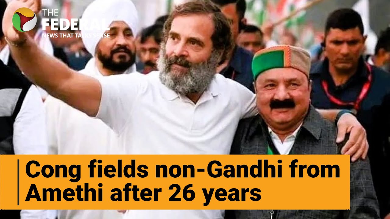 Cong breaks tradition, fields KL Sharma, a non-Gandhi, from Amethi LS seat | The Federal