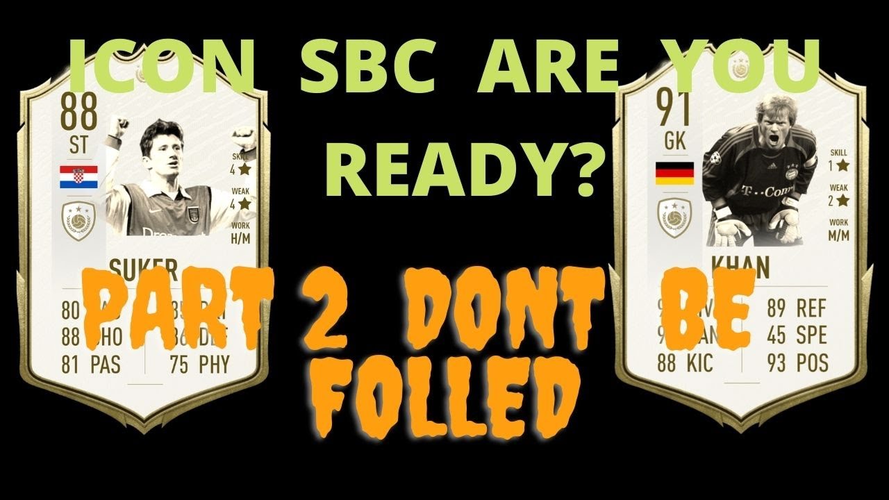 FIFA 21  ICON SBC DON'T BE FOOLED