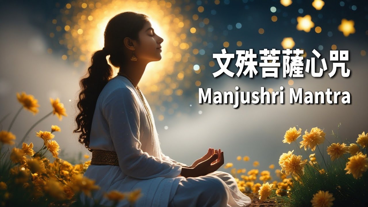 Manjushri Mantra✨文殊菩薩心咒｜智慧之光加持，提升智慧、開運助考突破人生各種瓶頸