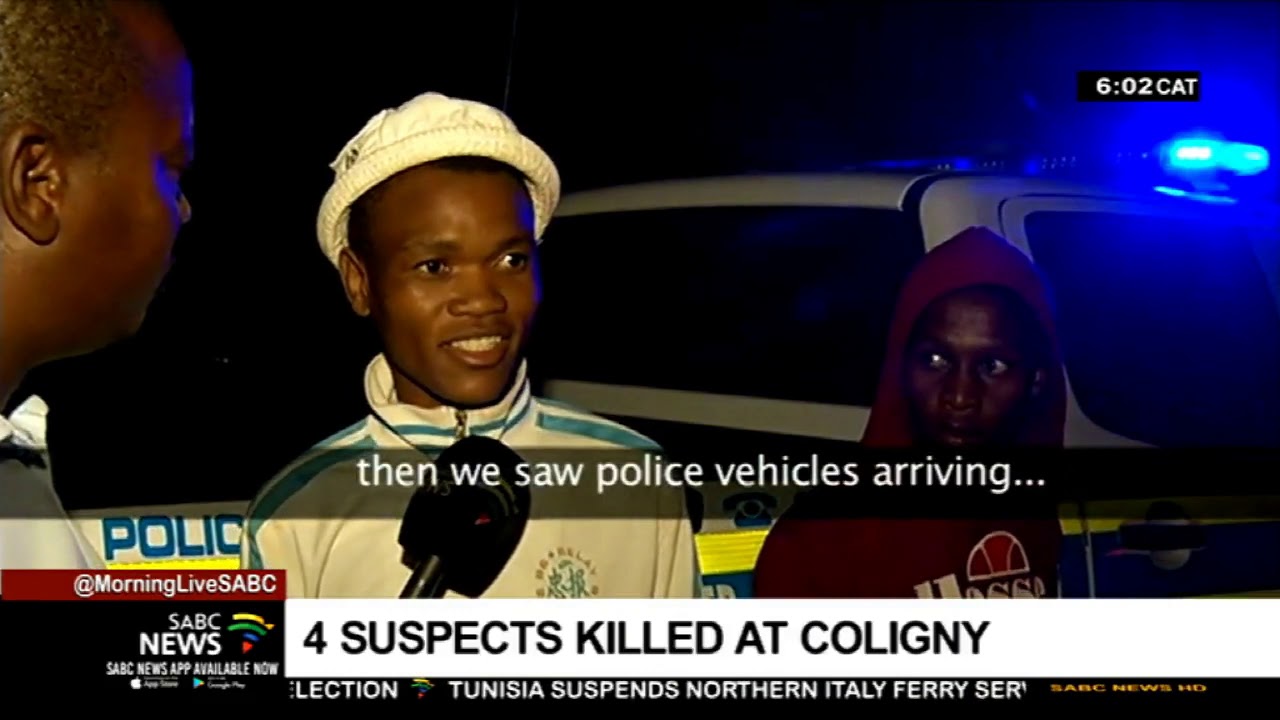 Four suspects killed at Coligny
