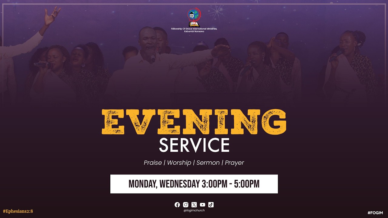 WEDNESDAY EVENING SERVICE | 18TH FEB 2026 | FOGIM