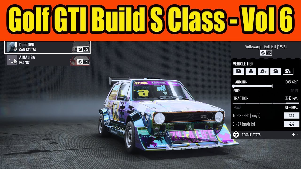 Volkswagen Golf GTI Build S Class Car in NFS Unbound Vol 6