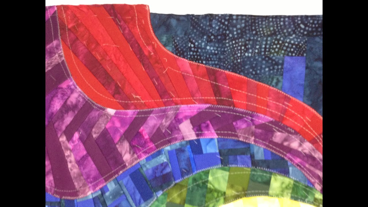 45. Learn how to Foundation Piece Diagonal Curves