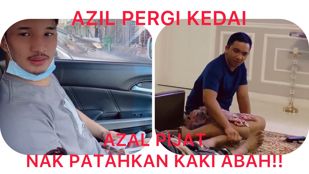HEBOH ‼️AZAL NAK PATAHKAN KAKI ABAH 😓😨