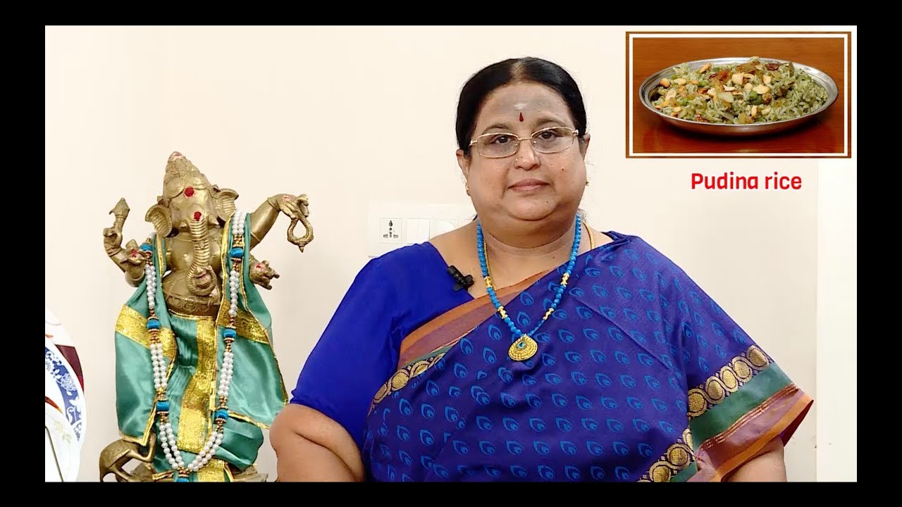 Recipe 137: Pudina Rice (Mint Rice)