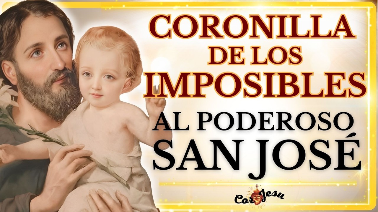🔴🧺POR TUS INTENCIONES CORONILLA DE LOS IMPOSIBLES A SAN JOSÉ 🪵| FEBRERO 22 | CANASTO DE SAN JOSÉ