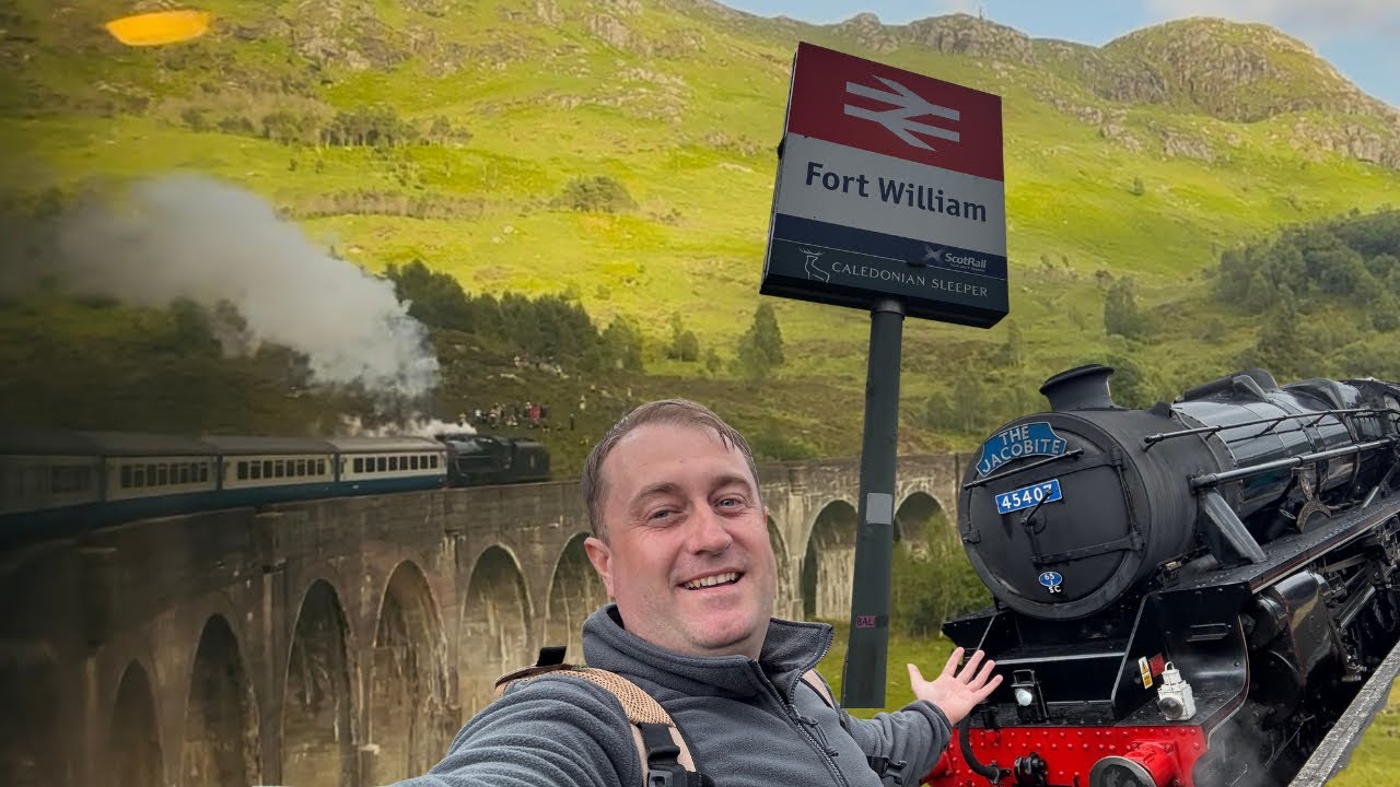REAL Hogwarts Express Experience! Harry Potter Film Locations on the Jacobite Steam Train