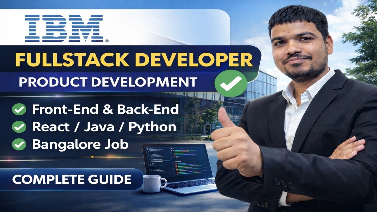 IBM Full Stack Developer Hiring 2026 🔥 Product Development | Fresher Hiring | Apply now