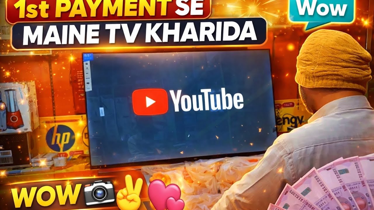 First Payment se maine TV Kharida💁💯✌️