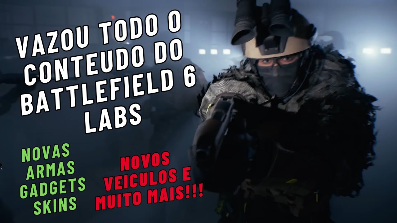 VAZOU a nova ATUALIZAÇÃO no BATTLEFIELD 6 labs