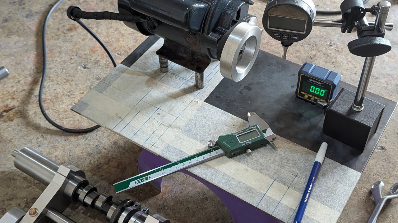 Membuat mesin master cam sendiri||mesin papas noken as secara presisi dan mudah hasil maksimal