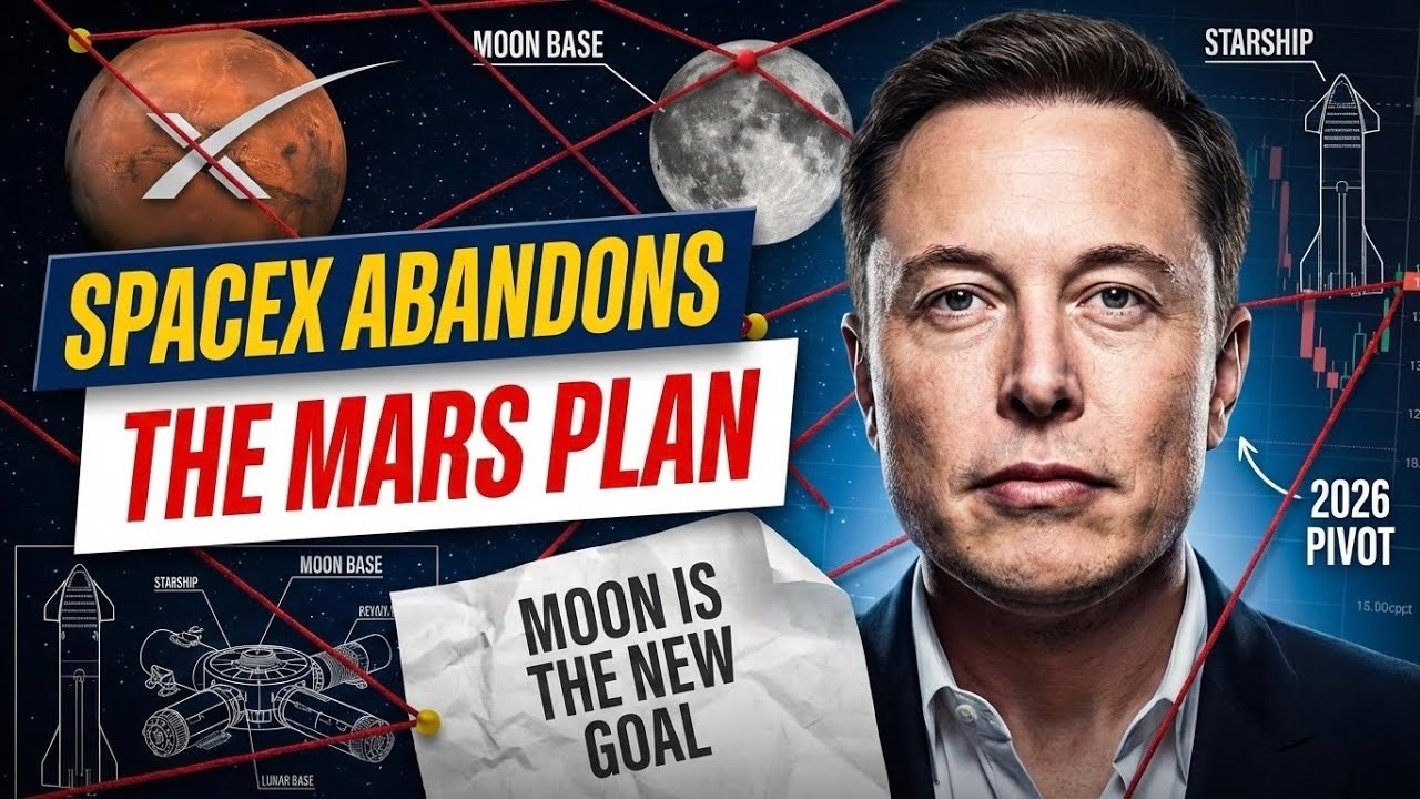 Why SpaceX Just Abandoned Mars: The New Plan to Colonize the Moon