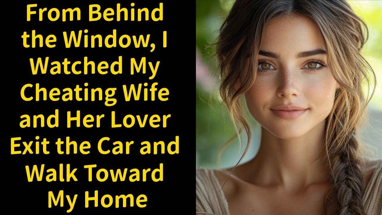 From Behind the Window,I Watched My Cheating Wife and Her Lover Exit the Car and Walk Toward My Home