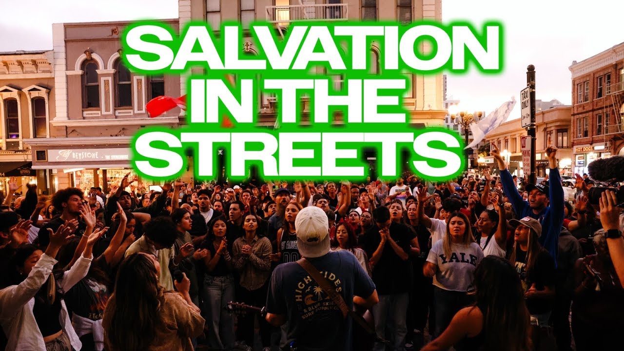 San Diego shut down for Jesus by hundreds of Christians!