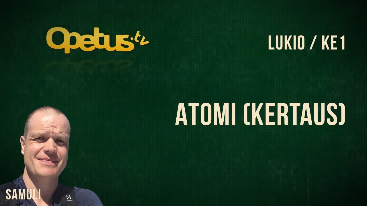 Atomi (kertaus)