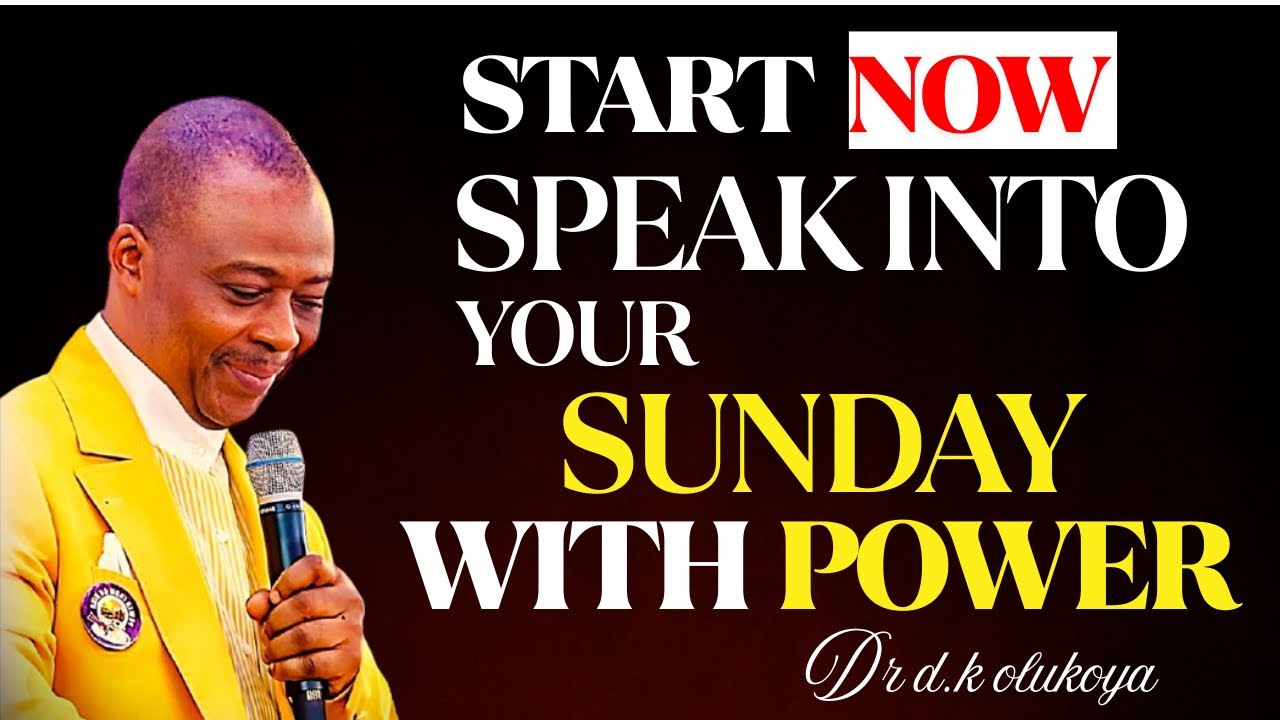 Воскресенье, 7 декабря 2025 г. | Выскажитесь в воскресенье с силой | Доктор Д.К. Олукойя