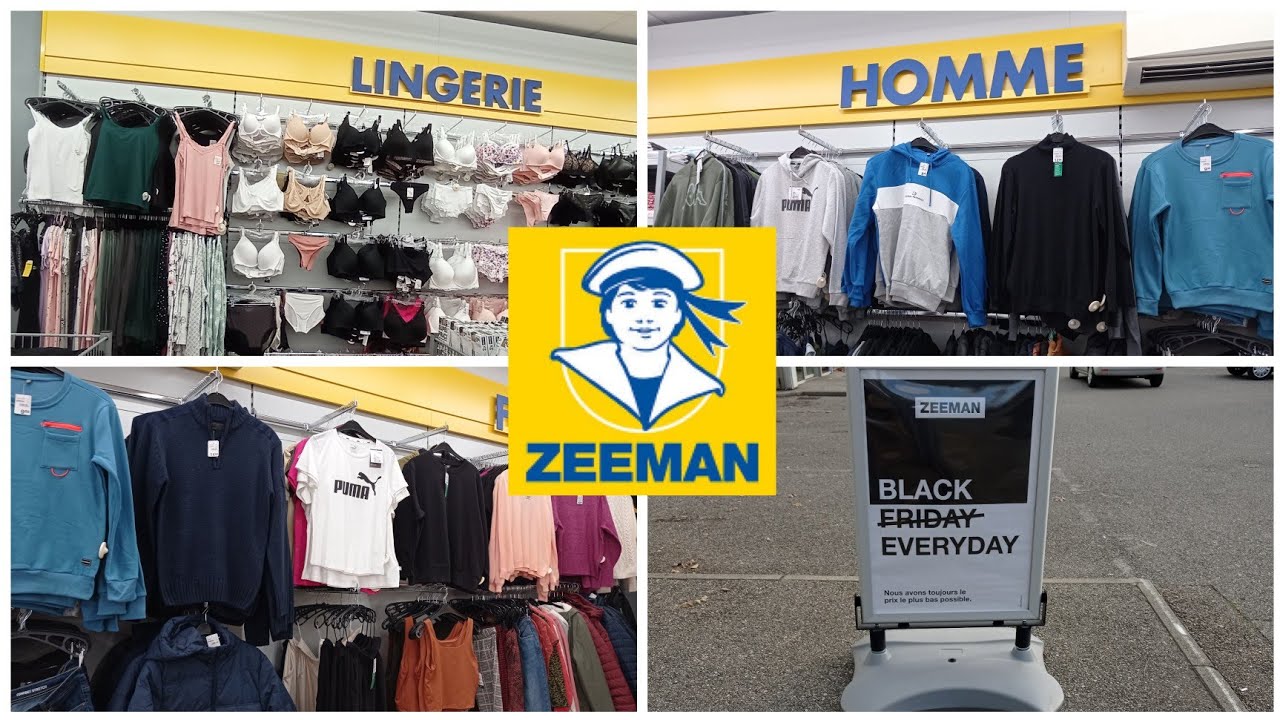 Zeeman arrivage vêtements femme et homme 26/11/2021