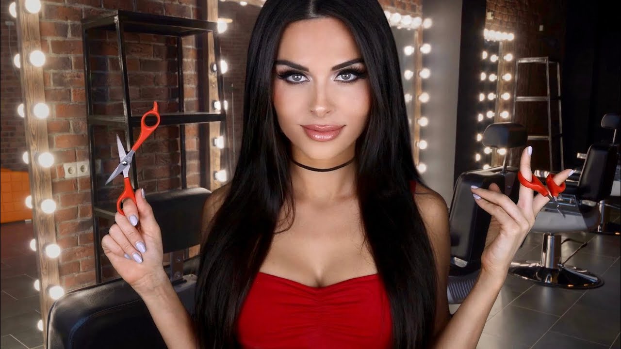 ASMR Ролевая игра в парикмахерскую с мягкими речами ✂️ - Нежный шёпот 💋 Crazy GF, эпизод 8