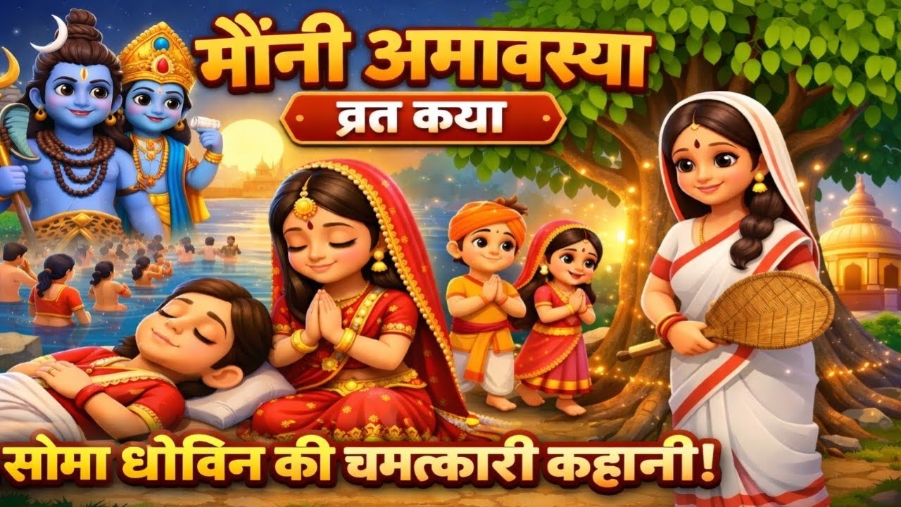 मौनी अमावस्या की कथा | एक पूजा जिसने विधवा योग को सौभाग्य में बदल दिया | Mouni Amavasya Vrat Katha
