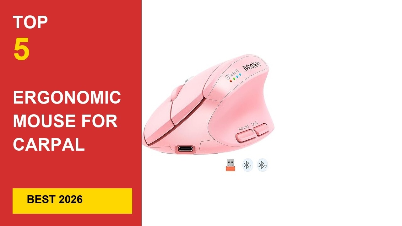 Best Ergonomic Mouse For Carpal Tunnel in 2026 - Expert Reviews in 2026