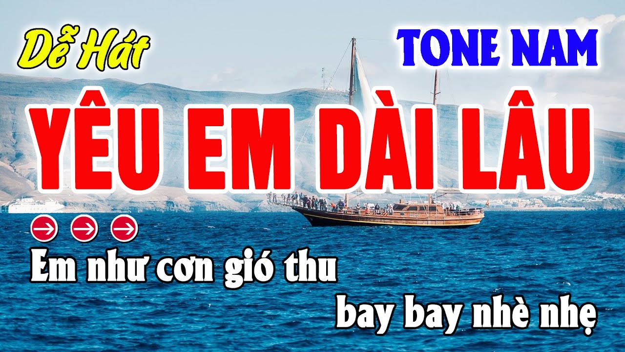 Yêu Em Dài Lâu Karaoke Tone Nam _ Nhạc Sống