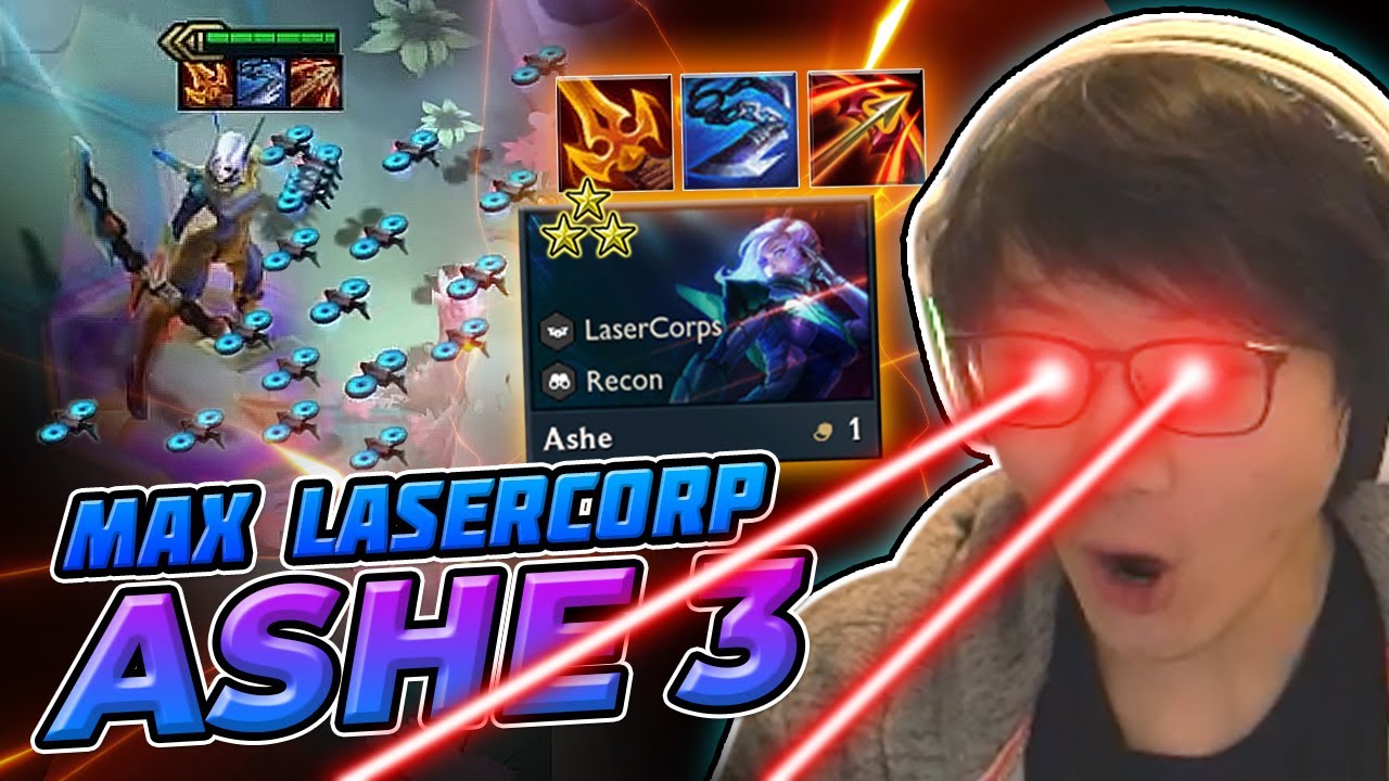 I Hit Ashe 3 With 9 LaserCorps...