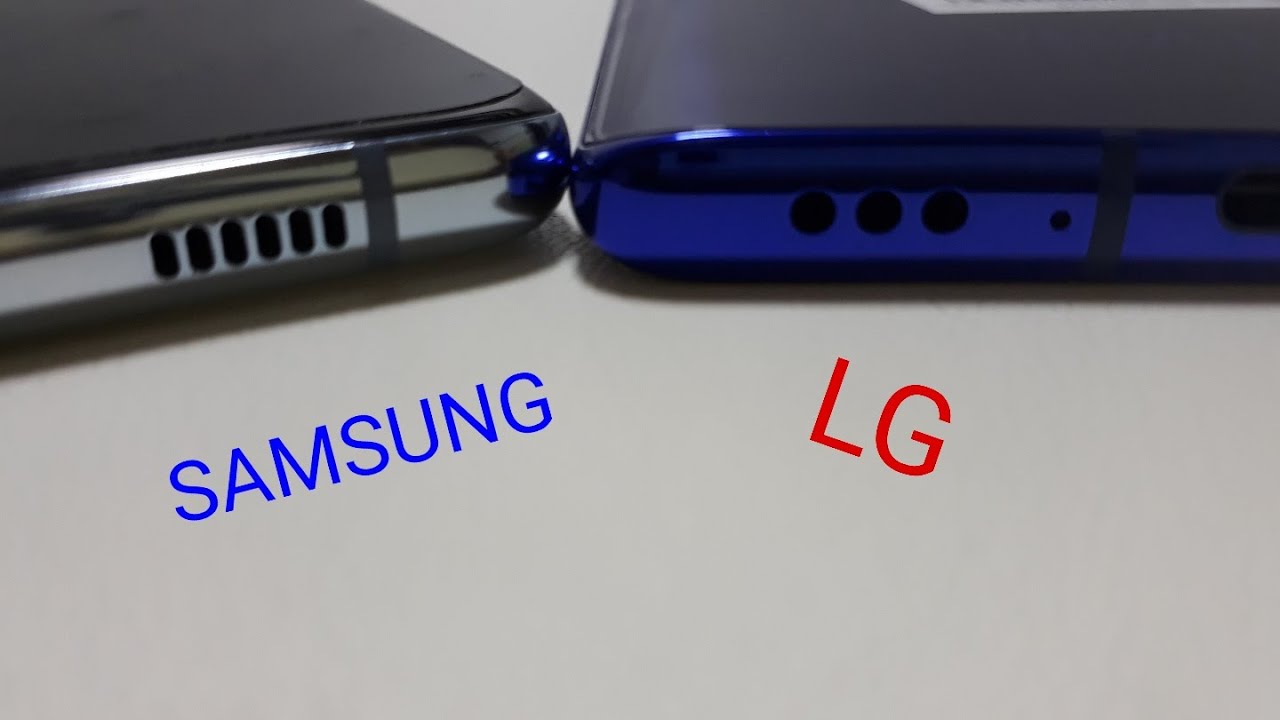LG VELVET vs GALAXY S20+ speaker test