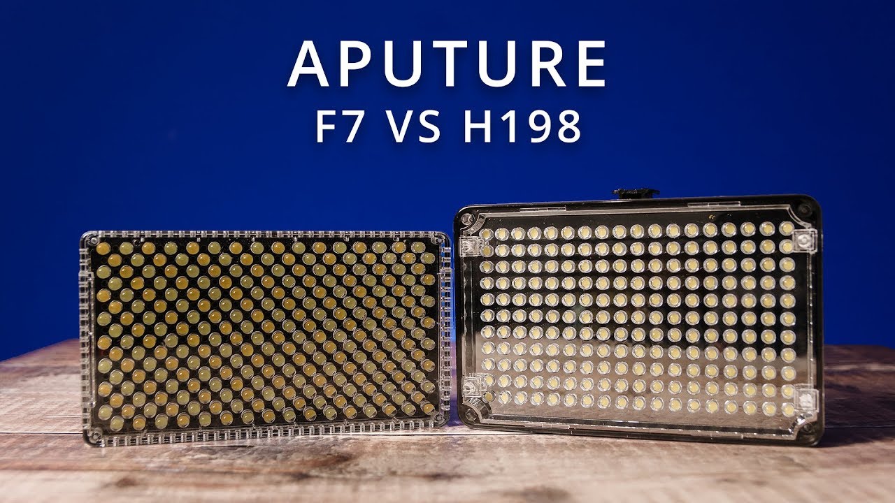 Aputure F7 vs H198 Review