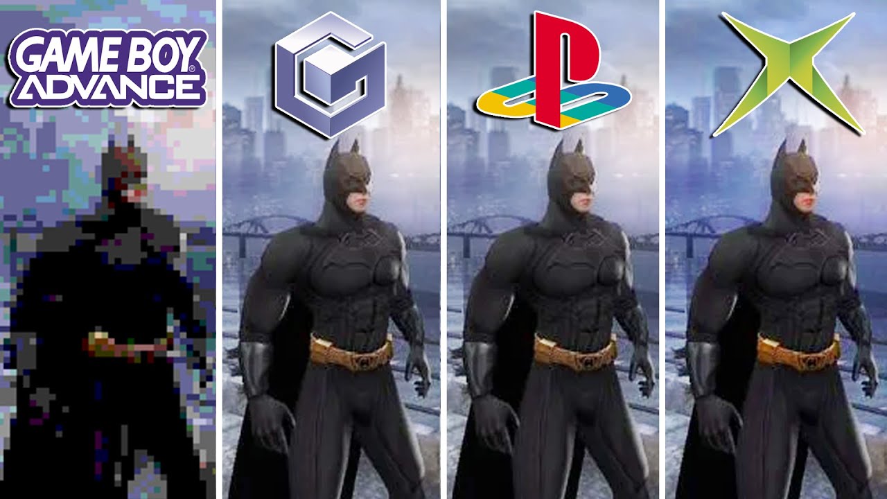 Batman Begins (2005) GBA vs Gamecube vs PS2 vs XBOX (Which One is Better?)