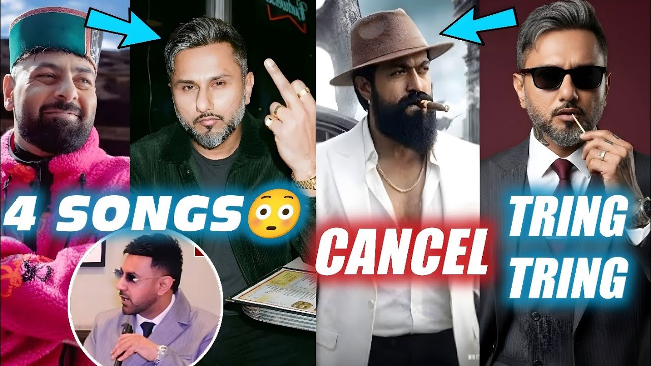 4 SONGS WITH YO YO HONEY SINGH😱 TOXIC SONG CANCEL❓😭 TRING TRING | GIPPY GREWAL ON COLLAB | EMIWAY