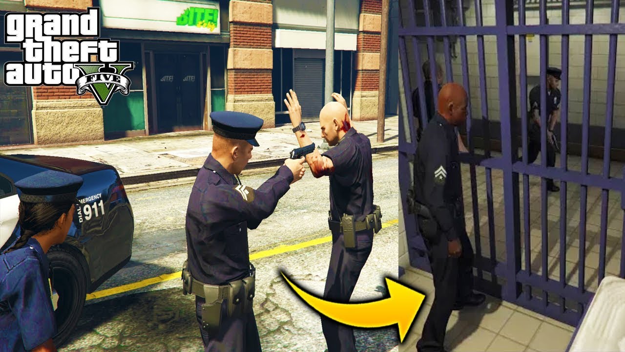 &iquest;Que Pasa Si Un Policia Comete Un Crimen, Tendra Estrellas y Lo Arrestaran? GTA 5