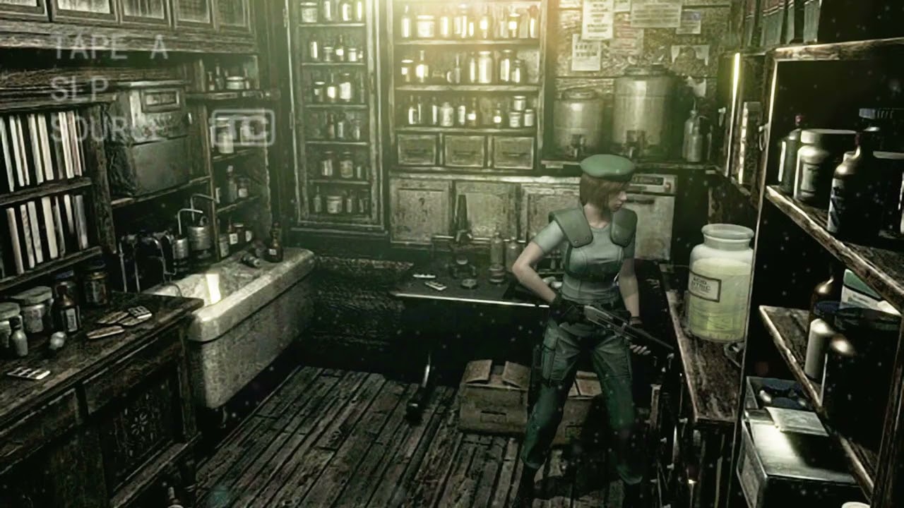Guardhouse (Slowed + Reverb) — Resident Evil (2002 Remake) | Wind & Raindrops | Ambient & Relaxing