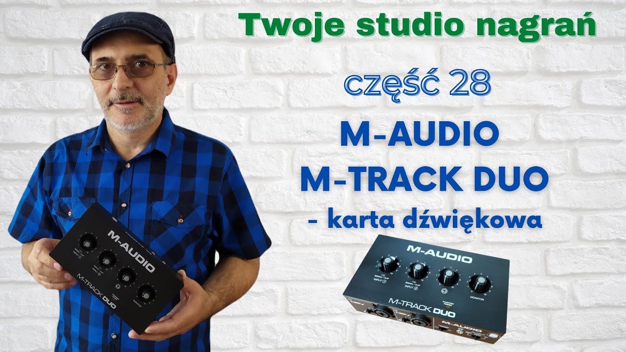 Studio nagrań - Część 28 - M-Audio M-Track Duo, M-Audio M-Track Duo HD - karty dźwiękowe