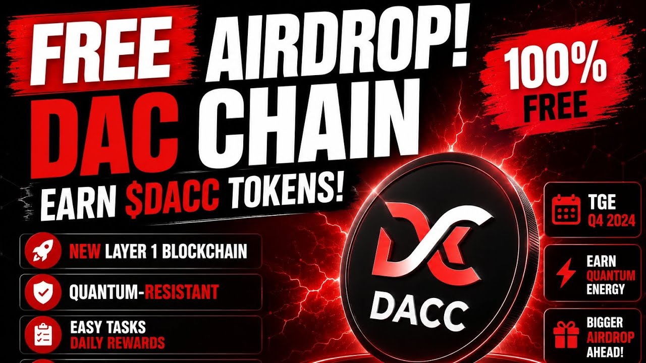 DAC Chain Airdrop 2026 | FREE & Easy Crypto Rewards