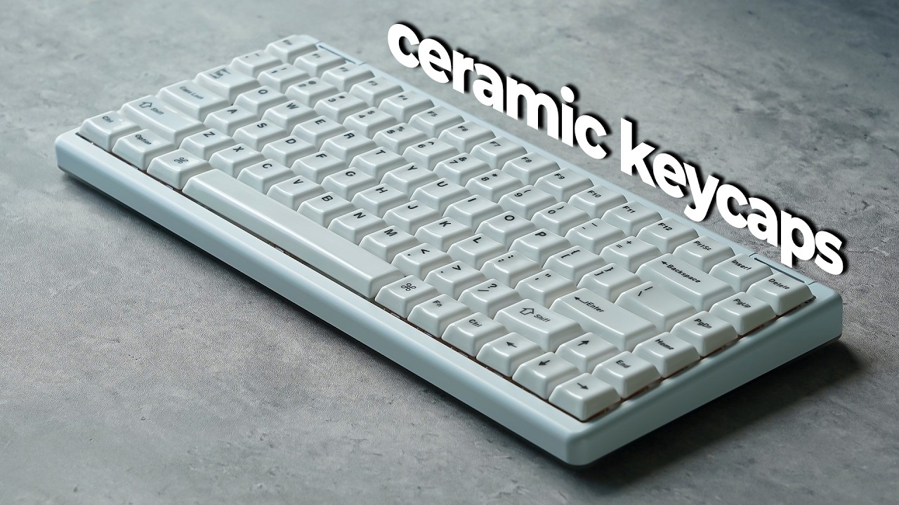 Low Profile Ceramic Keycaps = Thock???