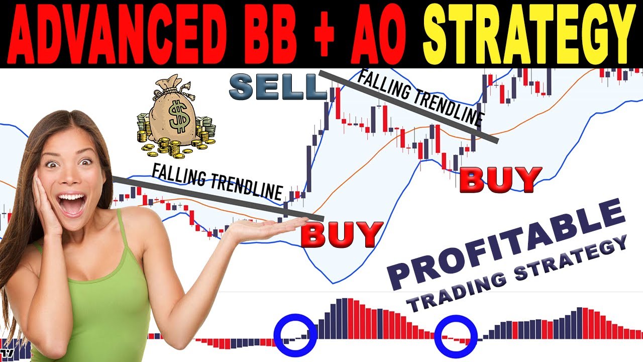 How to trade with Bollinger Band, Awesome Oscillator & Trending Line | POWERFUL scalping strategy