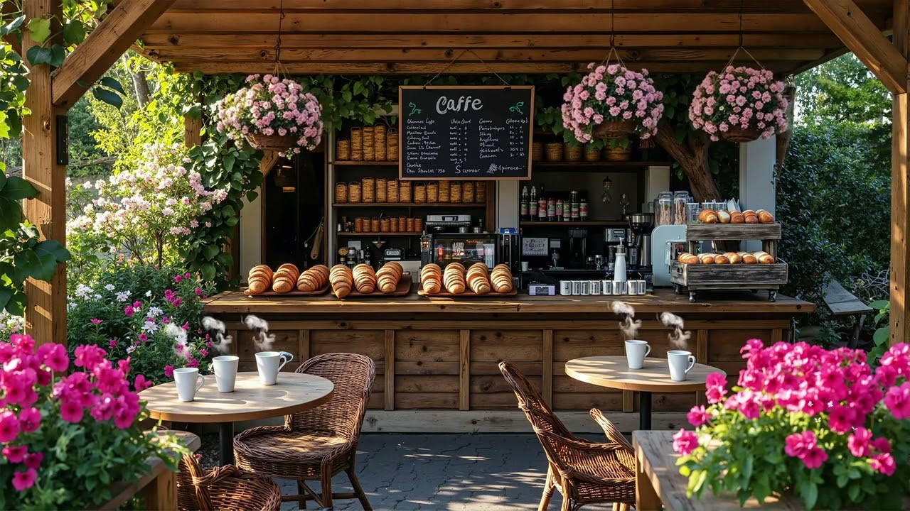 Springtime Coffee Shop Jazz ☕🌸 Smooth Jazz for Cozy Spaces & Easy Focus