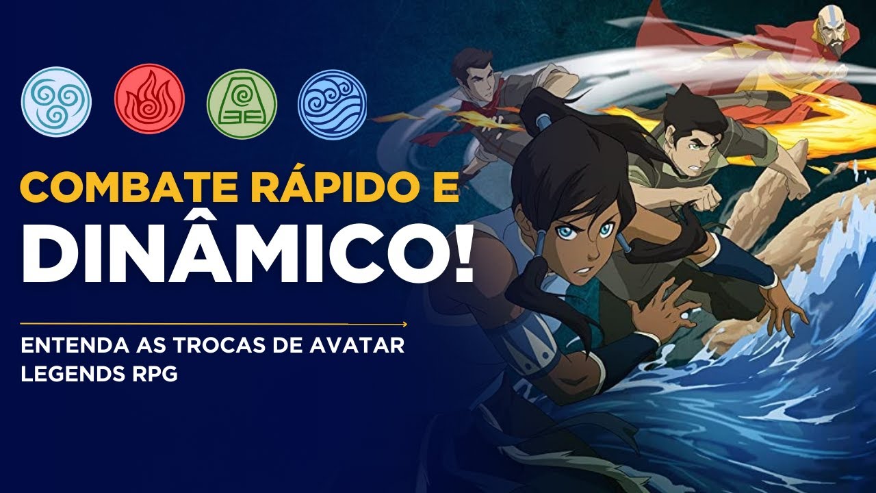 Guia Completo: Como funciona o combate de Avatar Legends RPG?
