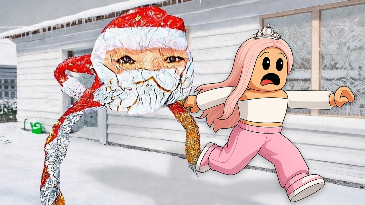 Убегаю от GOO GOO GAGA в Roblox!