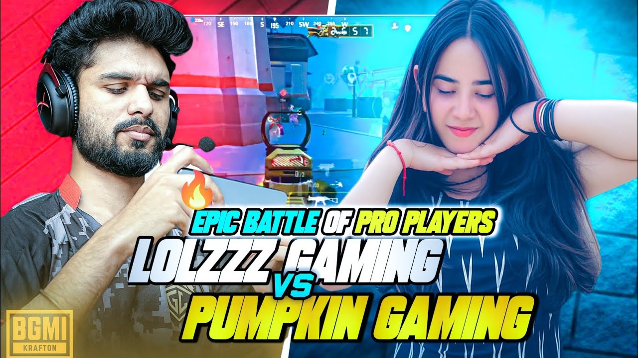 LOLZZZ GAMING VS PUMPKIN GAMING FIGHT| Epic Battle Of Pro Player 🔥