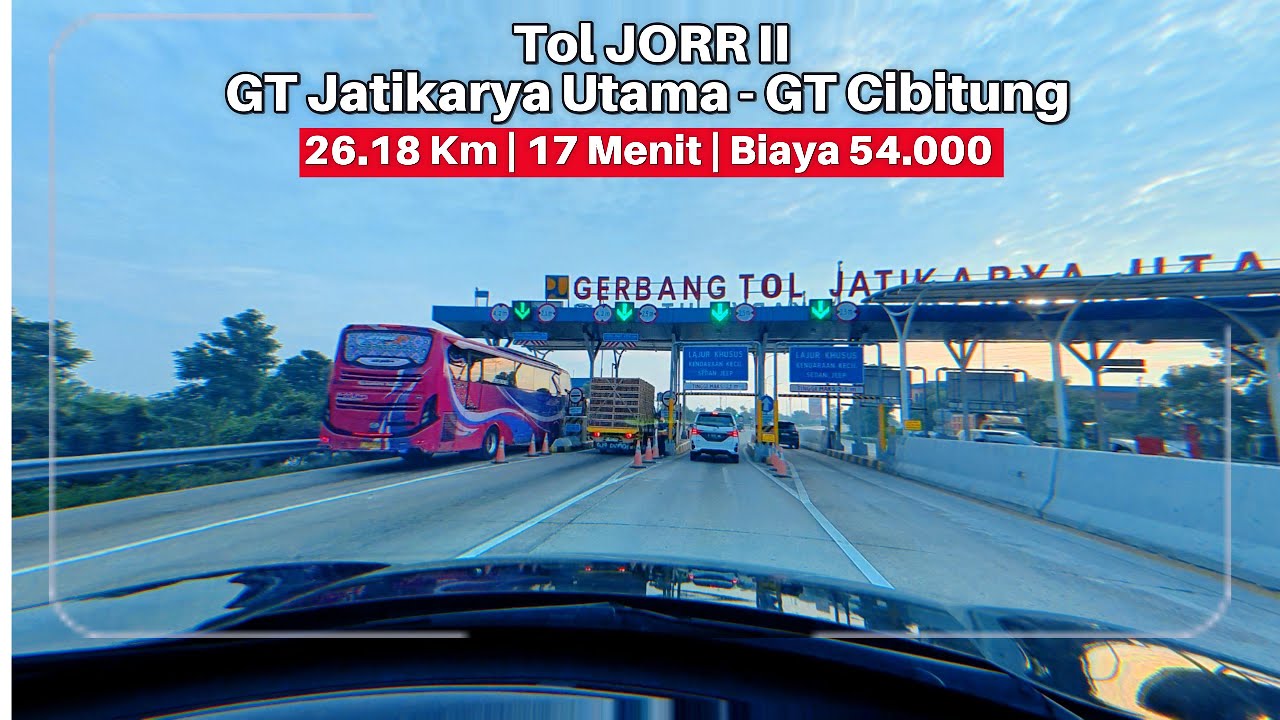 Perjalanan Lengkap Melewati Tol JORR 2 (Cimanggis&ndash;Cibitung)