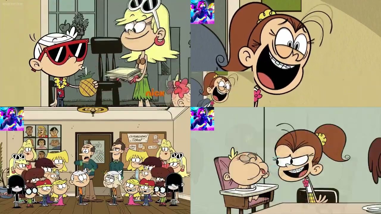 My Loud House Sparta Remix Quadparison