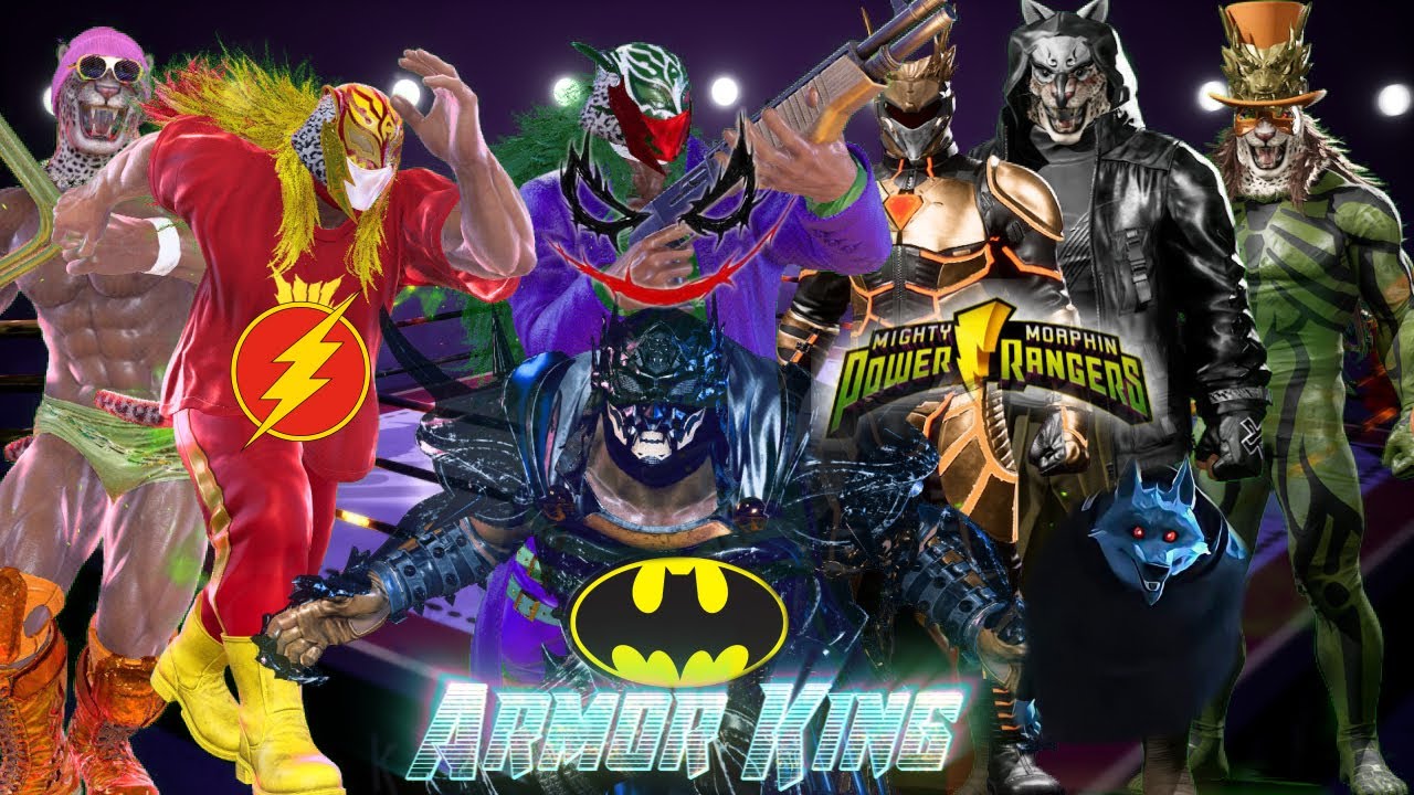 Armor King as WWE, DC and More Best Customizations #tekken8 #armorking
