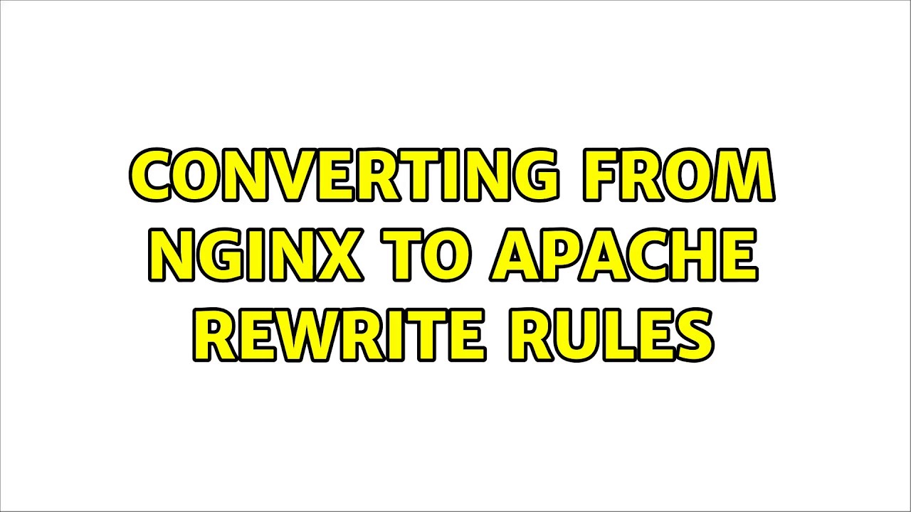 Converting from Nginx to apache rewrite rules